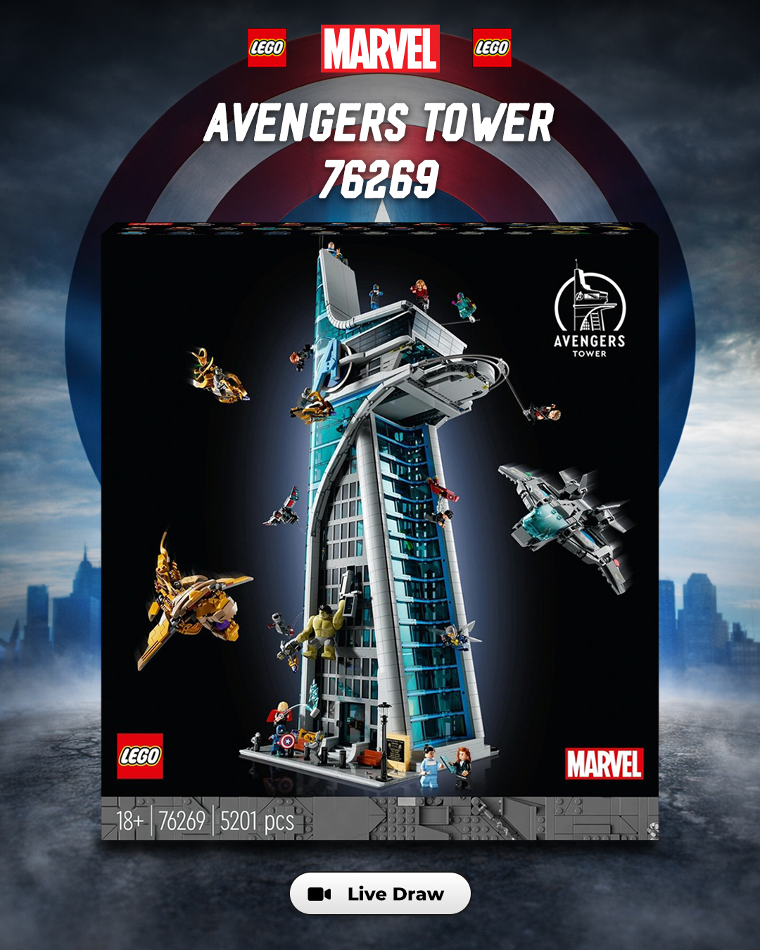 LEGO Marvel Avengers Tower (76269)