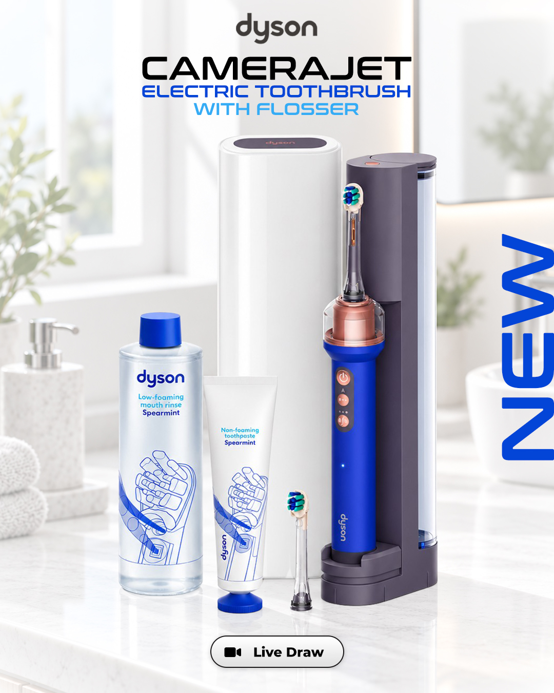 Dyson CameraJet Electric Toothbrush with Flosser