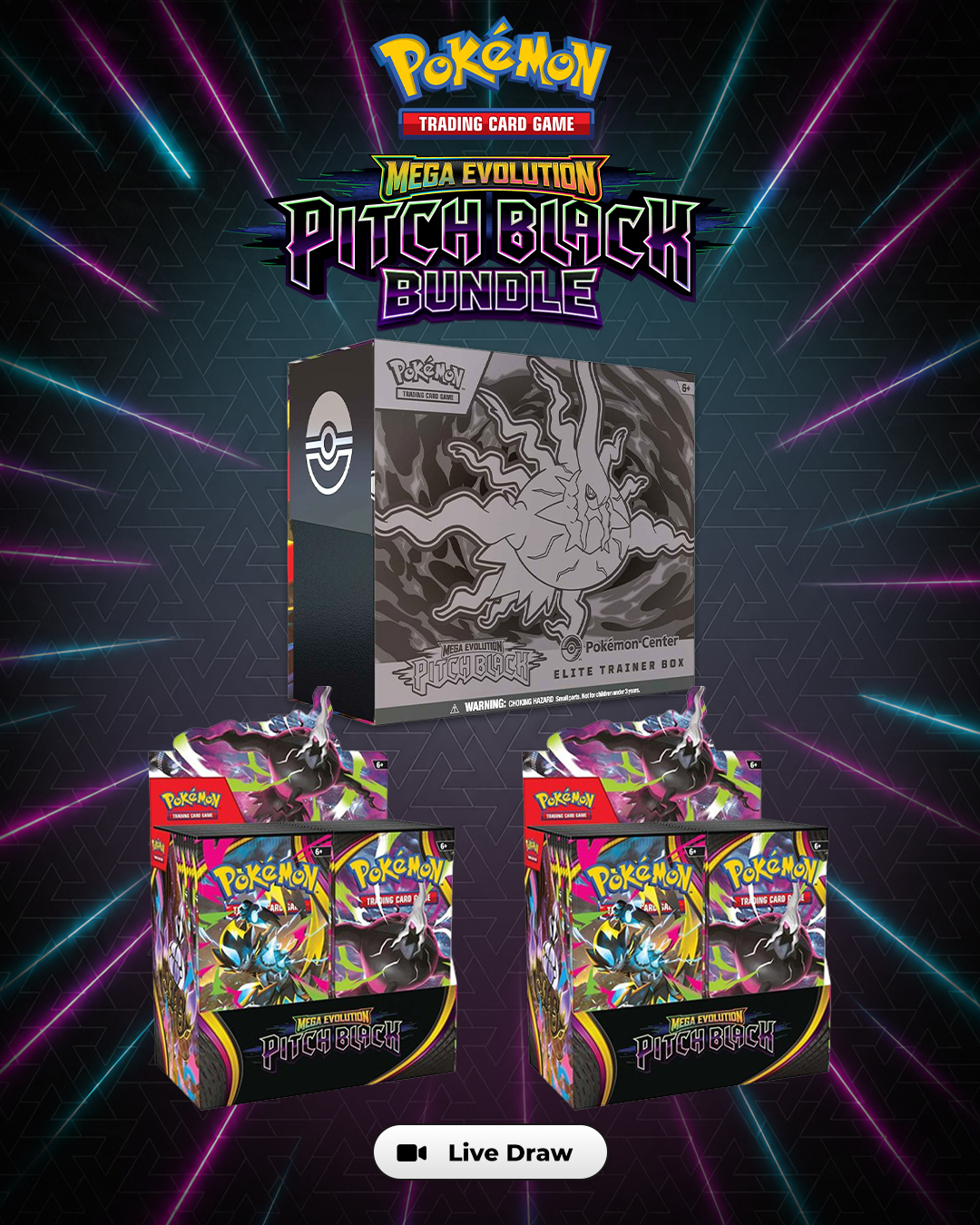 Pokémon TCG Mega Evolution Pitch Black Bundle