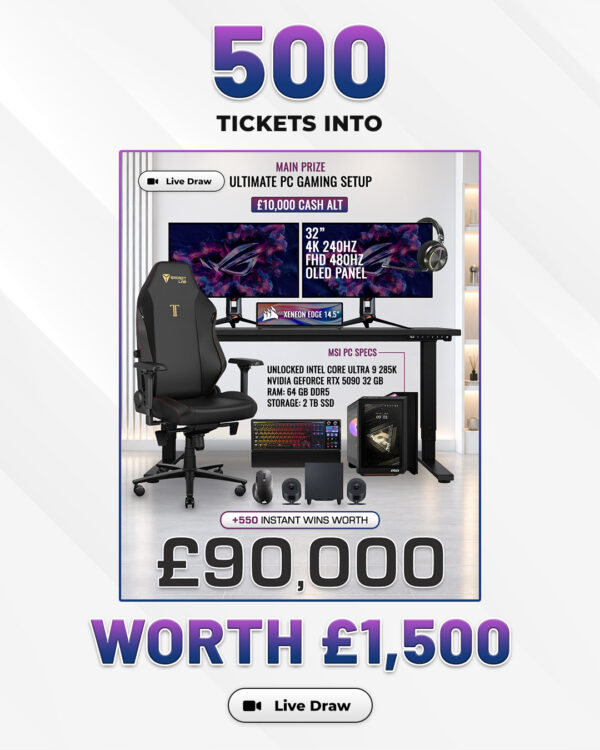 Win 500 Entries Into The Ultimate PC Gaming Setup Competition