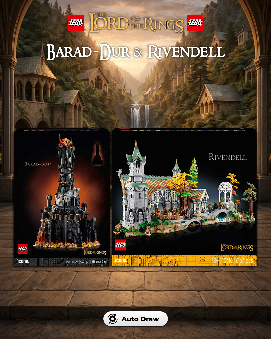 Lego Baradur & Rivendell