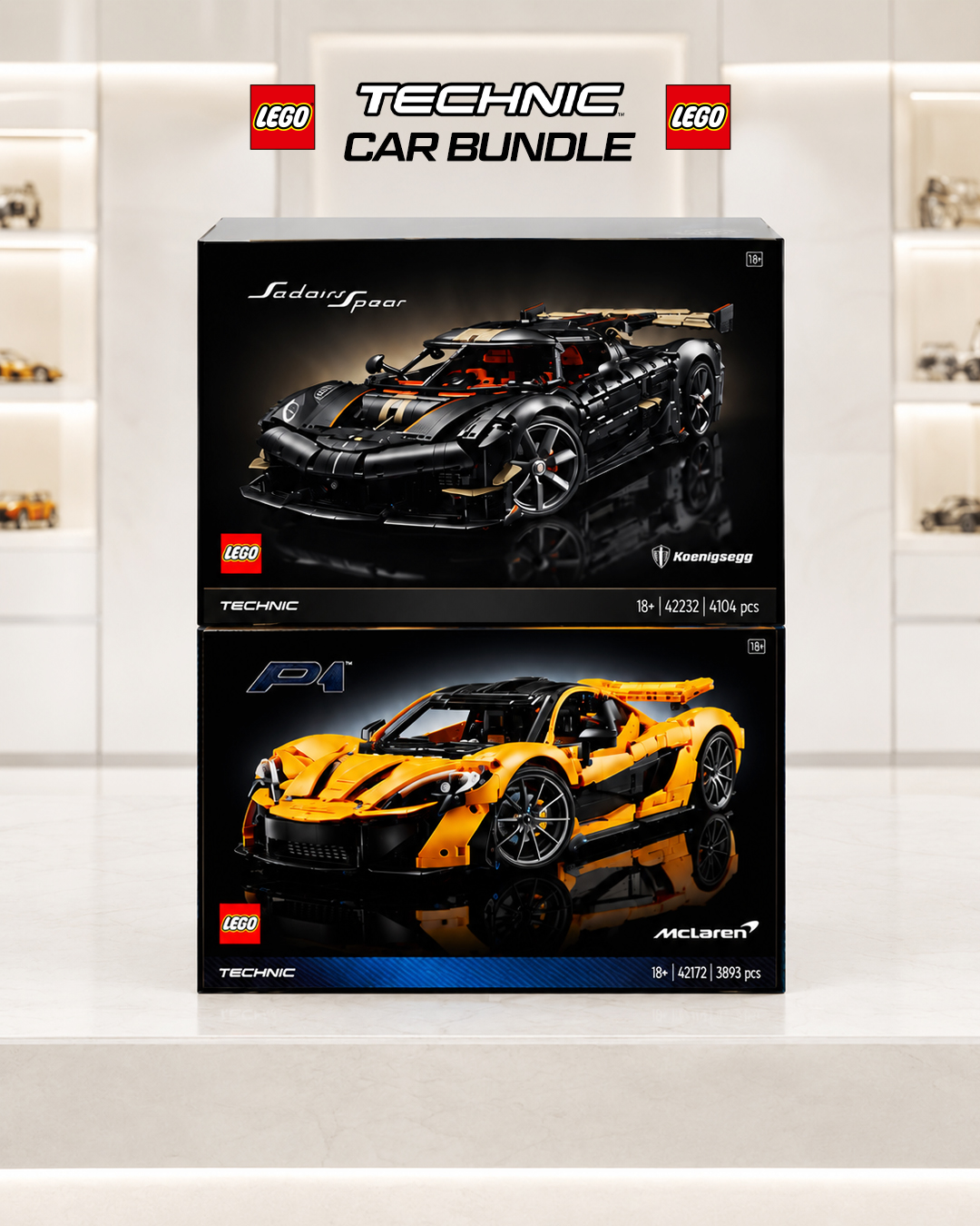 Lego Technic Koenigsegg & McLaren P1