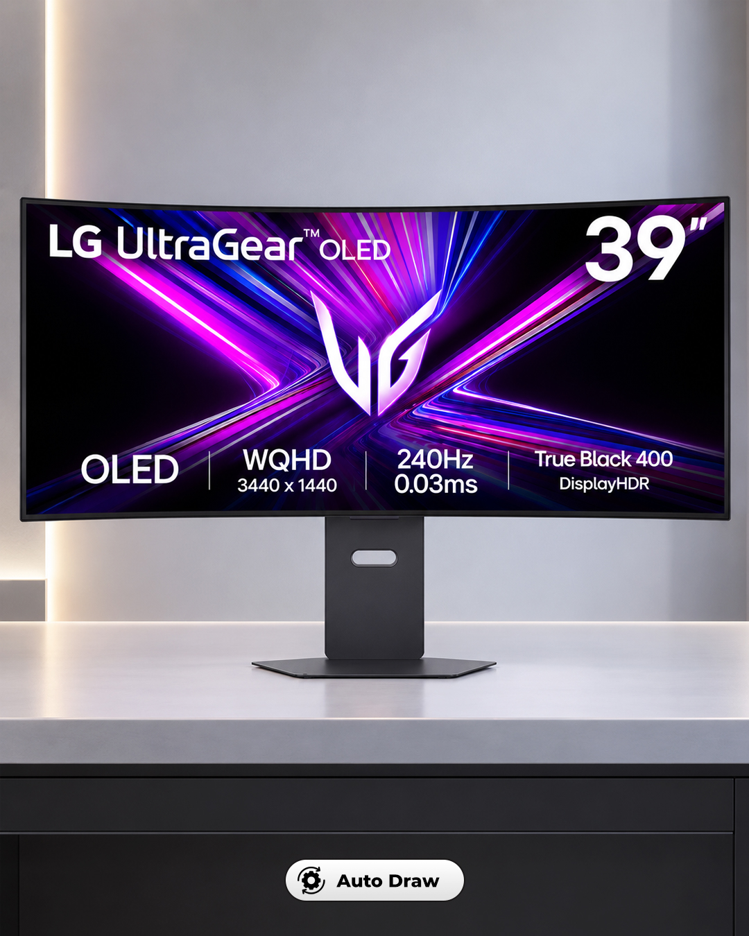 LG UltraGear 39″ Curved OLED Gaming Monitor