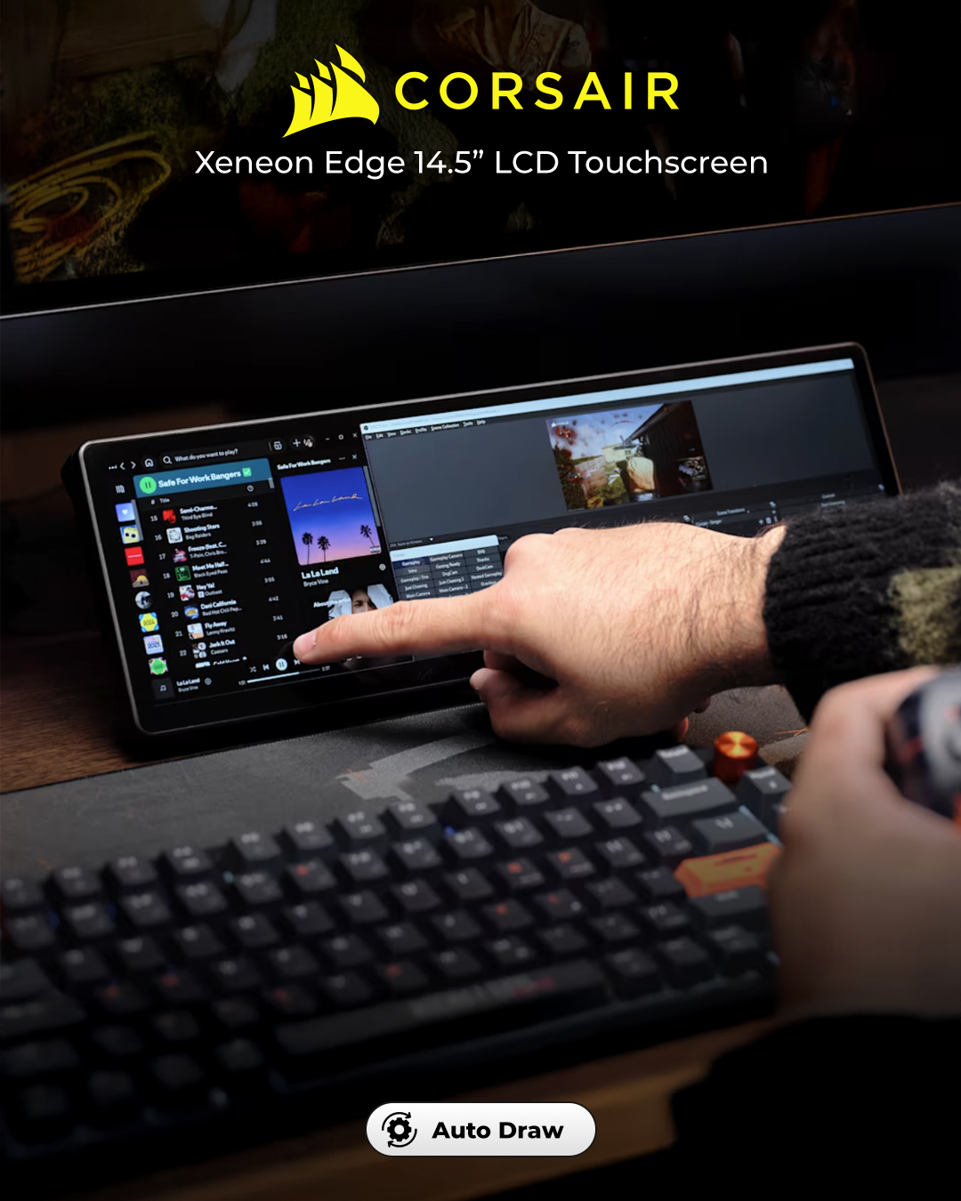 CORSAIR XENEON EDGE 14.5″ LCD Touchscreen