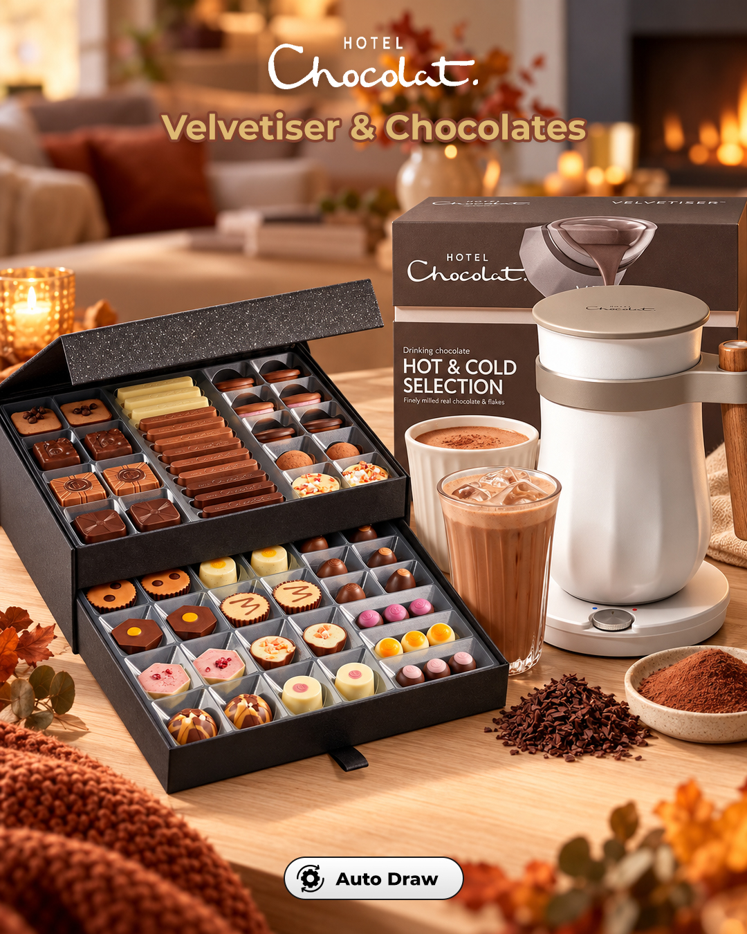 Hotel Chocolat Velvetiser & Chocolates