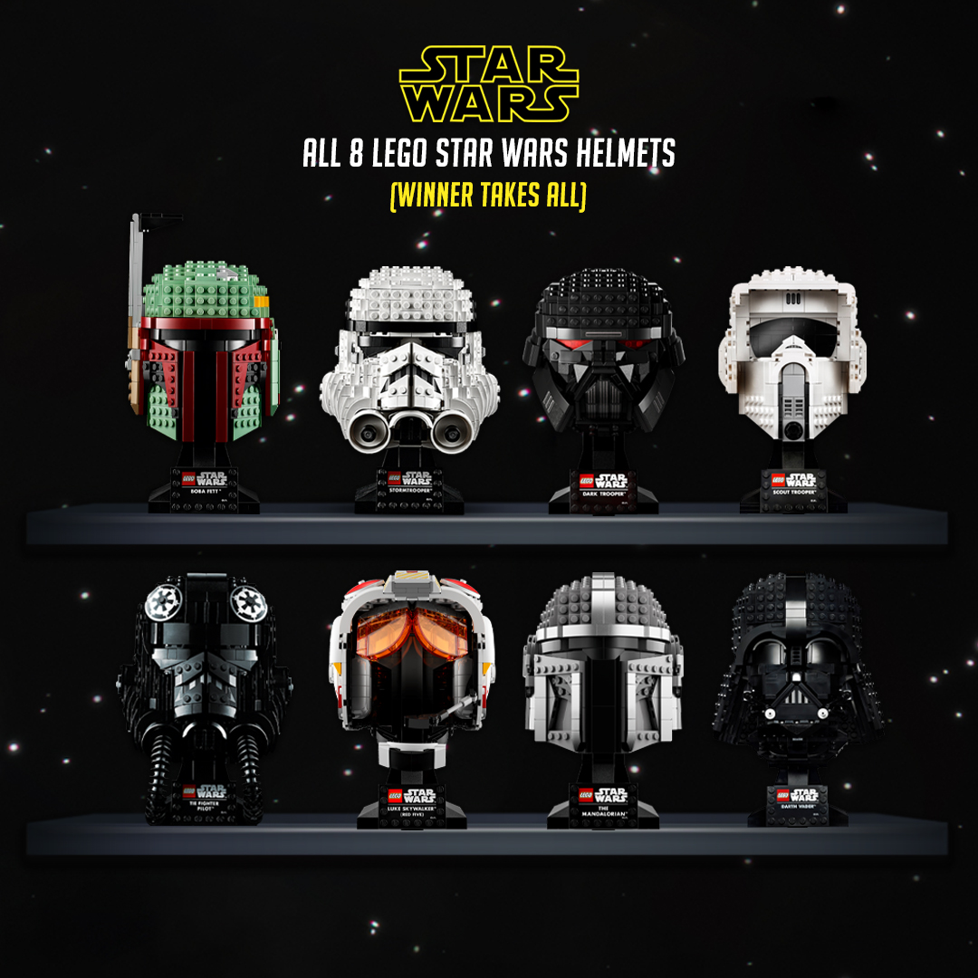 All 8 Lego Star Wars Helmets Paragon Competitions
