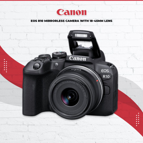 Canon EOS R10 Mirrorless Camera & 18-45mm Lens