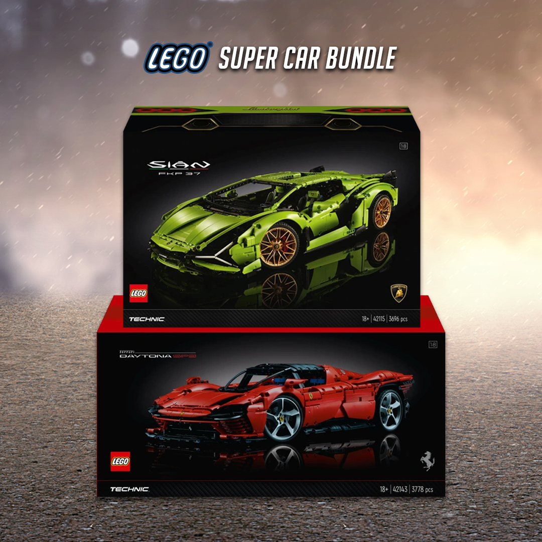 Lego Technic Ferrari Daytona SP3 vs Lamborghini Sián FKP 37 » Lego