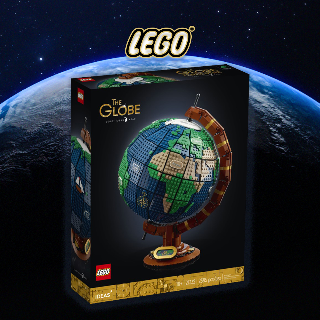 LEGO Ideas The Globe 21332 Building Set; Build-and-Display Model for Adults  (2,585 Pieces)