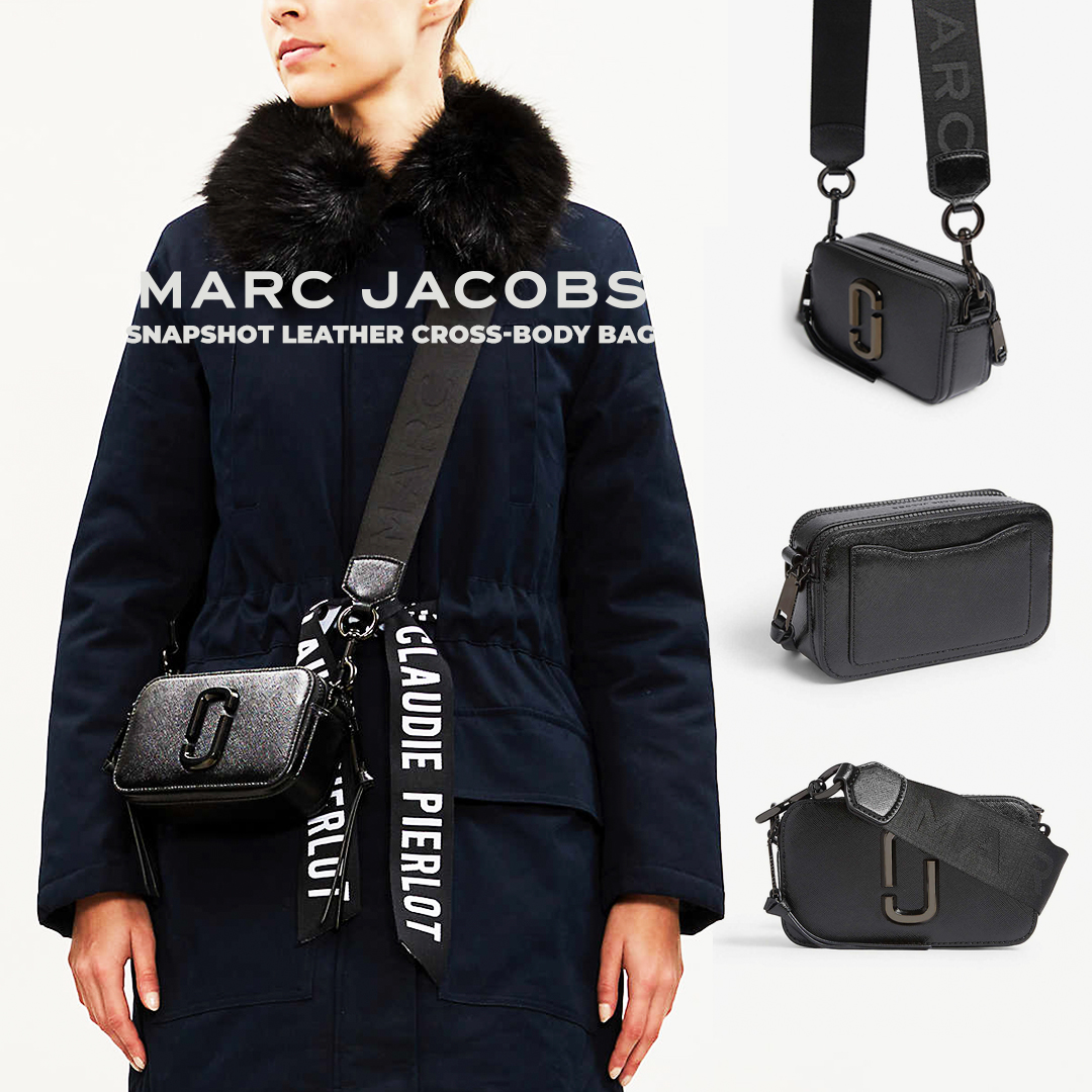 Marc Jacobs + Snapshot Leather Cross-Body Bag