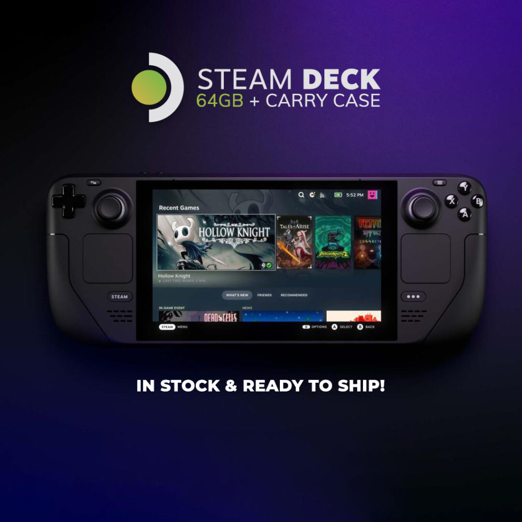 New Valve Steam Deck 64GB + Carry Case - Paragon Competitions